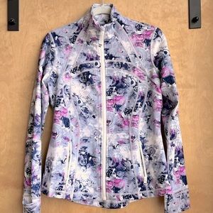Lululemon Zip-Up Define Jacket size 10 FLORAL
